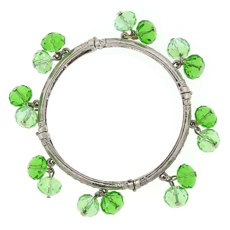 Personalized Jewelry Sale – Meaningful Gifts At Great Prices 1928 Jewelry Light & Dark Glass Crystal Stretch Stacking Bangle Bracelet