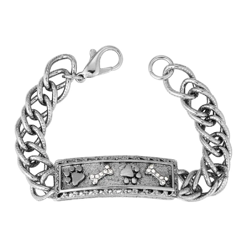 Shop Trending Jewelry With Exclusive Savings 1928 Jewelry Paws And Bones Link Bracelet
