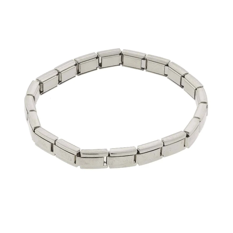 Big Discounts On Elegant Jewelry Collections 1928 Jewelry Silver Classic Polished Stainless Steel Stretch Bracelet