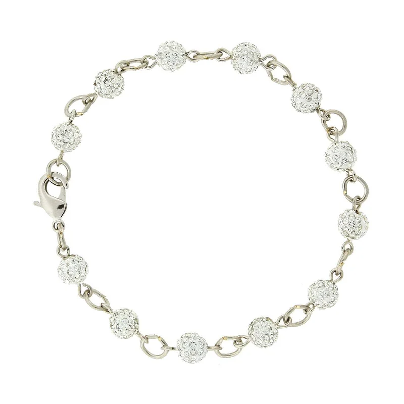 Must-Have Jewelry At Unbelievable Discounts 1928 Jewelry Crystal Fireball Pave Link Bracelet