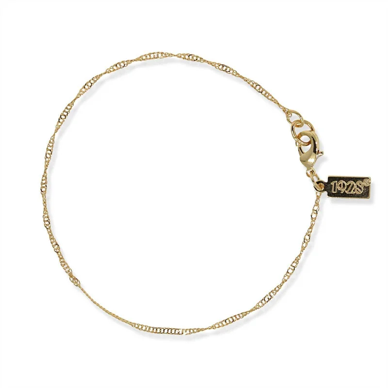 Dainty Floral Jewelry For Feminine Elegance 1928 Jewelry Twisted Chain Bracelet 7