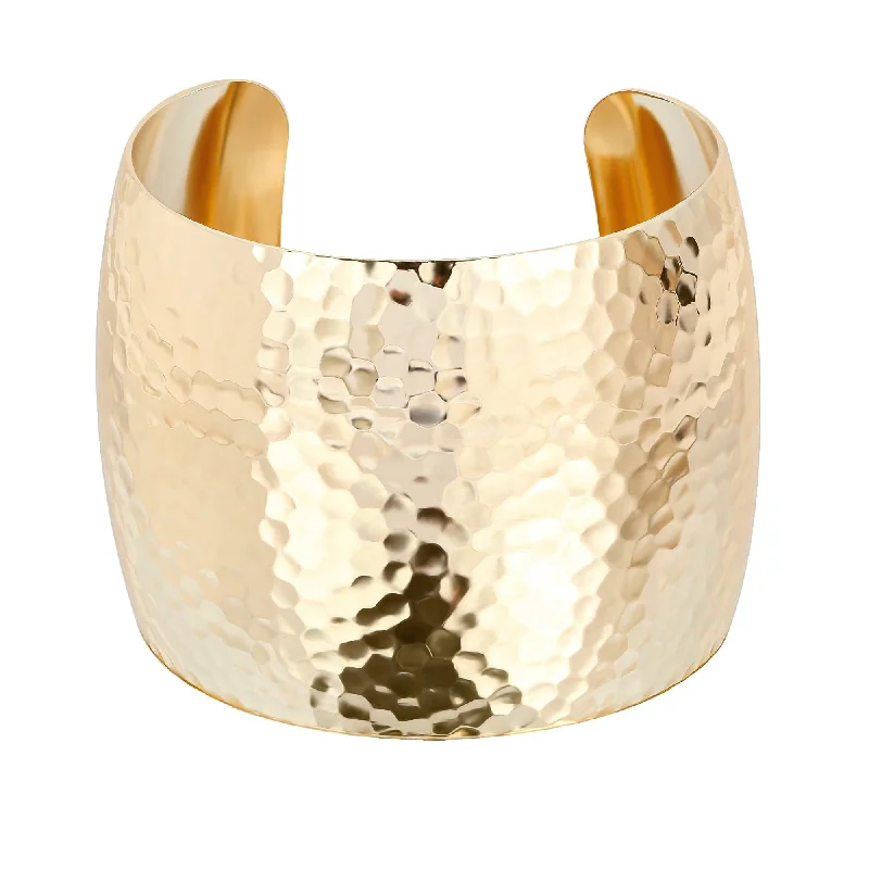 Luxury Meets Affordability – Jewelry Sale Now Live 2 Inch Xl Domed Hammered Cuff