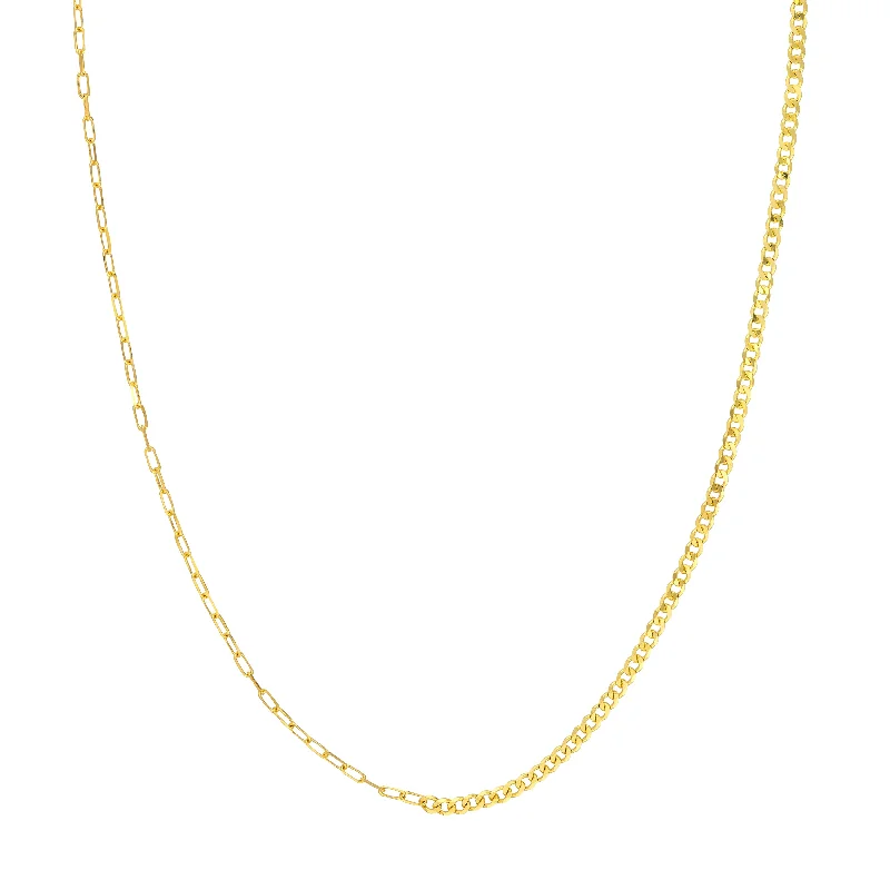 Exclusive Jewelry Sale – Shine For Less 50/50 Paper Clip + Curb Chain