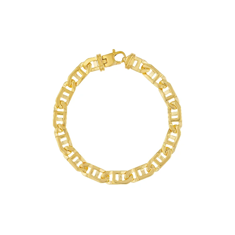 Breathtaking Jewelry At Limited-Time Savings 8.35mm Mens Window Link Chain Bracelet