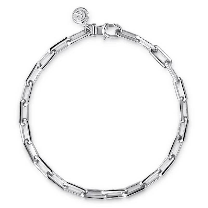 Sparkle On A Budget – Fine Jewelry For Less 925 Sterling Silver Elongated Chain Bracelet