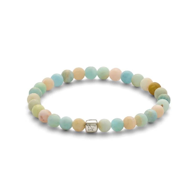 Grab Your Favorite Jewelry At The Lowest Prices ColorUp Great Barrier Reef (6mm) Silver Bracelet w. Morganite