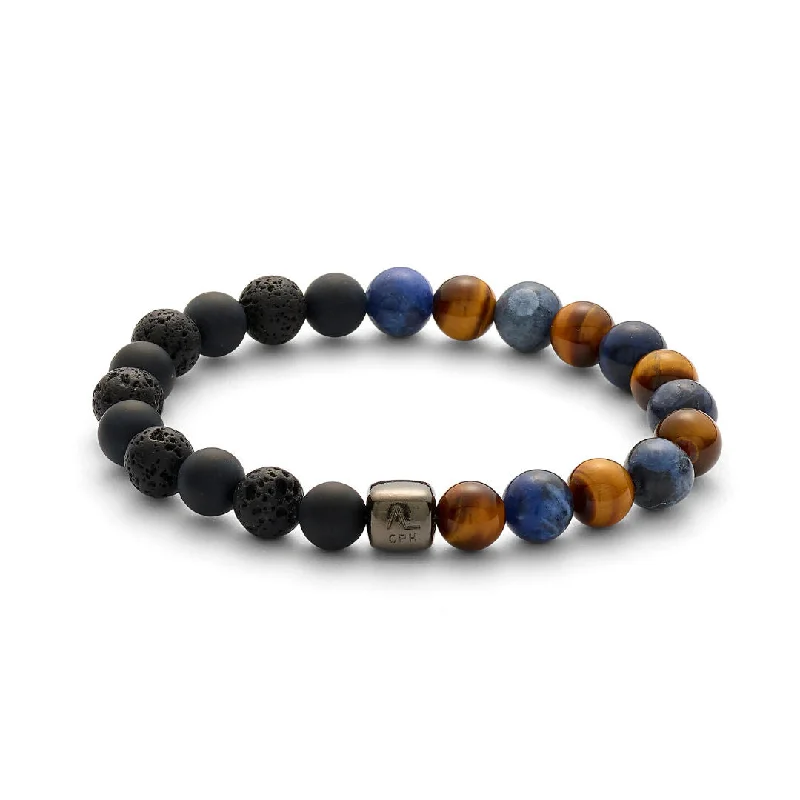 Flash Sale On Stunning Jewelry – Don't Miss Out ColorUp Hong Kong (8mm) Silver Bracelet w. & Tiger's Eye