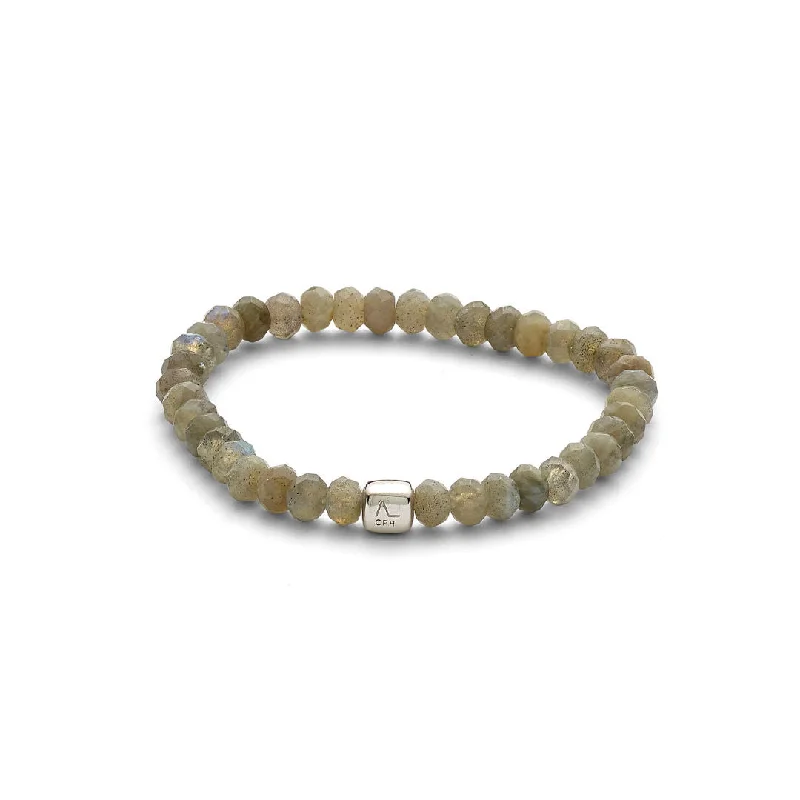 Huge Savings On Timeless Jewelry Collections ColorUp (6mm) Silver Bracelet w. Laboradorite