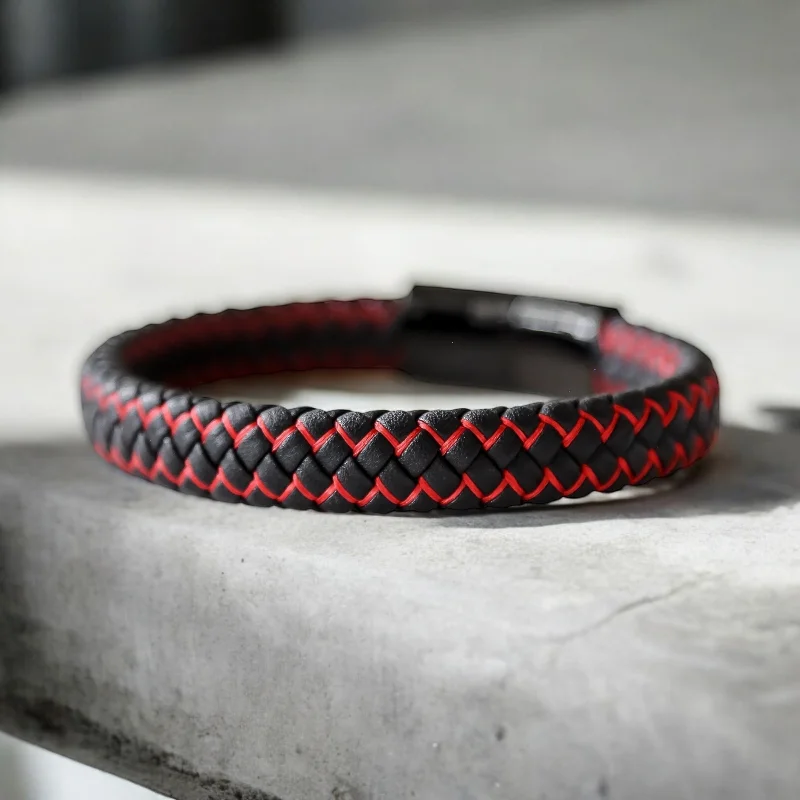 Shop Jewelry That Shines Without The High Price AXEL RED - Men's Bracelet