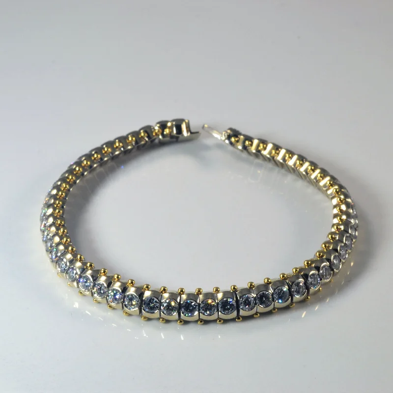 Exclusive Gemstone Jewelry Markdowns – Shop Now Bezel Set Diamond Tennis Bracelet | 4.68ctw | 7" |