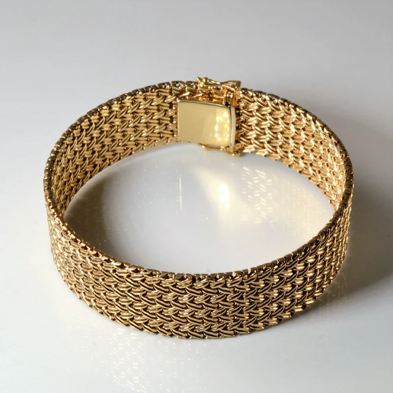 Timeless Beauty, Unbeatable Deals – Jewelry Sale On Birks' Woven Gold Bracelet | 8" |