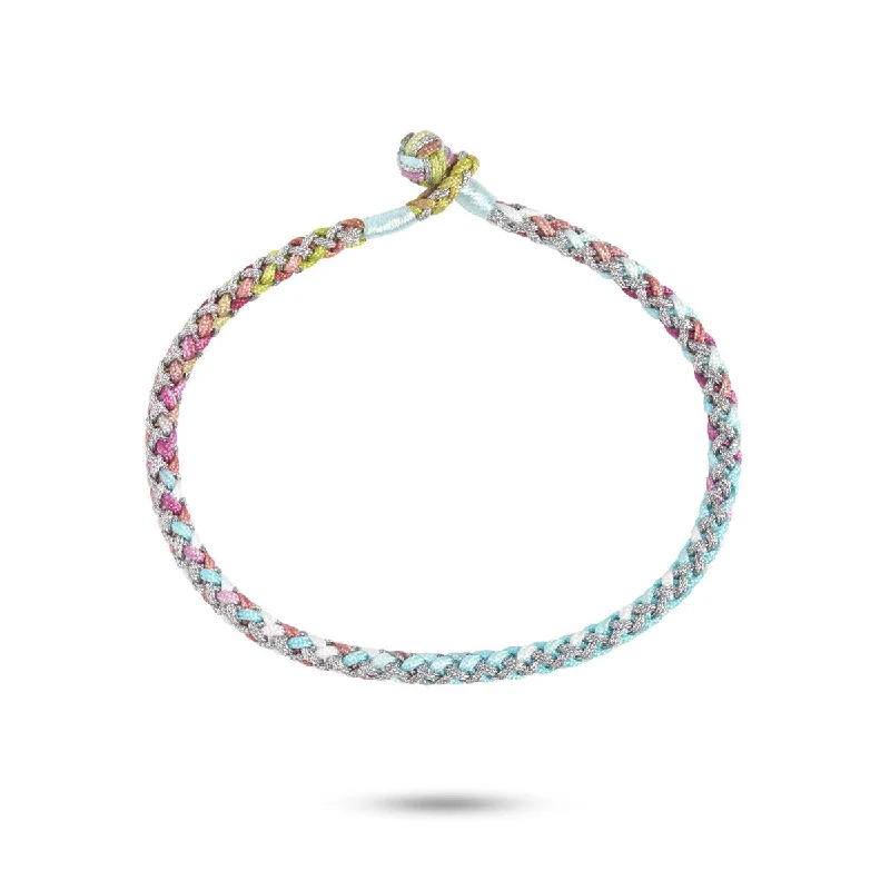 Everyday Jewelry Essentials Now On Sale Braided Silver/Mixed colours Bracelet