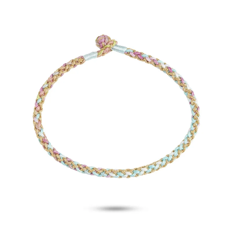 Must-Have Jewelry At Unbelievable Discounts Braided Silver/Mixed coloured Bracelet