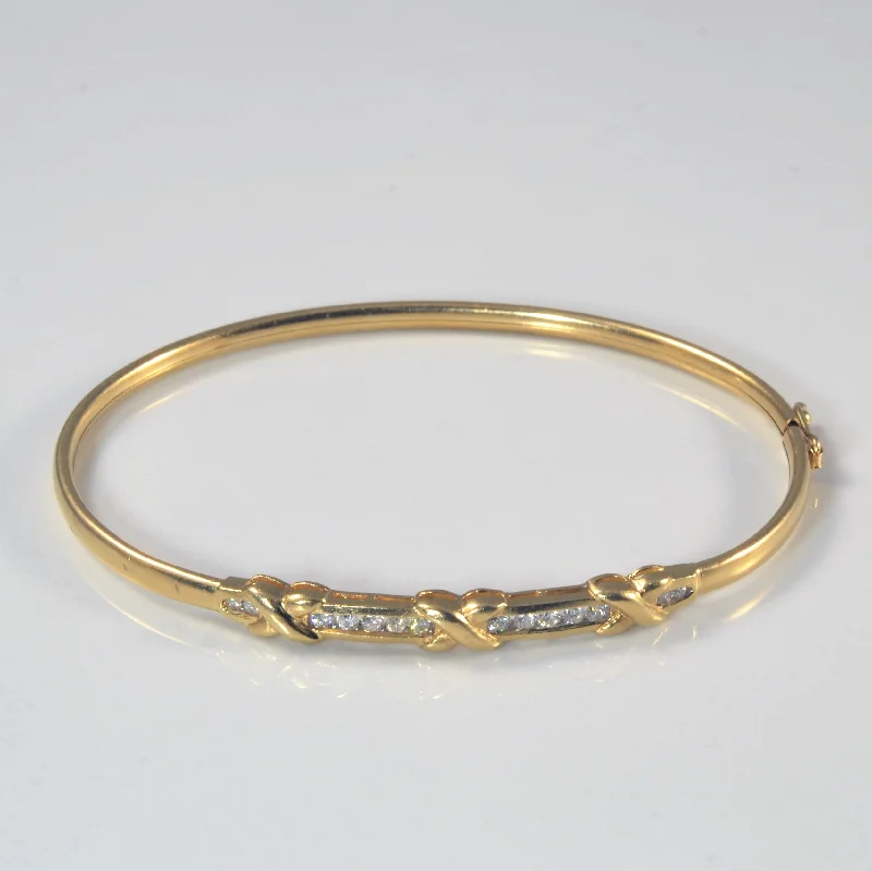 Holiday Jewelry Sale – Perfect Gifts At Great Prices Channel Set Diamond Bangle | 0.33ctw | 7.5" |