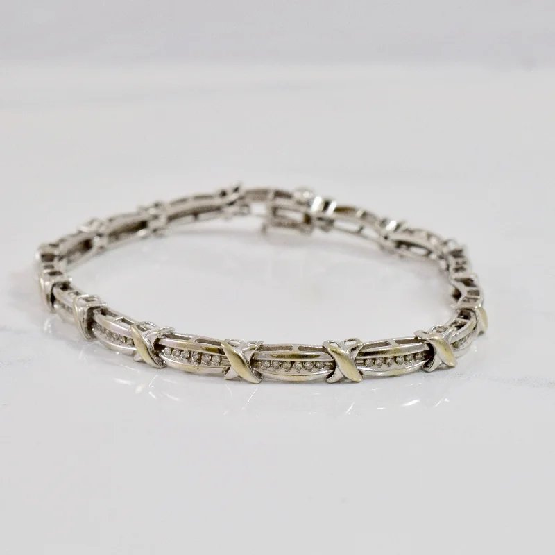 The Perfect Accessory For Less – Jewelry Sale Live Channel Set Diamond Tennis Bracelet | 0.45 ctw SZ 7.5" |