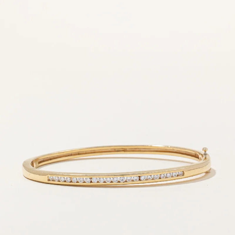 Exclusive Jewelry Discounts – Shop Now For Savings Channel Set Diamond Bangle | 0.50ctw | 7" |
