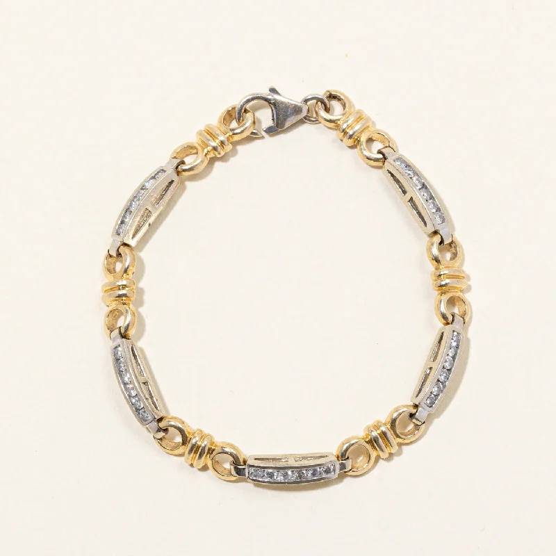 Sparkle More For Less – Jewelry Sale Happening Now Channel Set Diamond Bracelet | 0.60ctw | 6" |