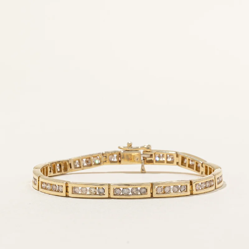 Elegant Jewelry, Affordable Luxury – Shop Now Channel Set Diamond Bracelet | 2.39ctw | 6.5" |