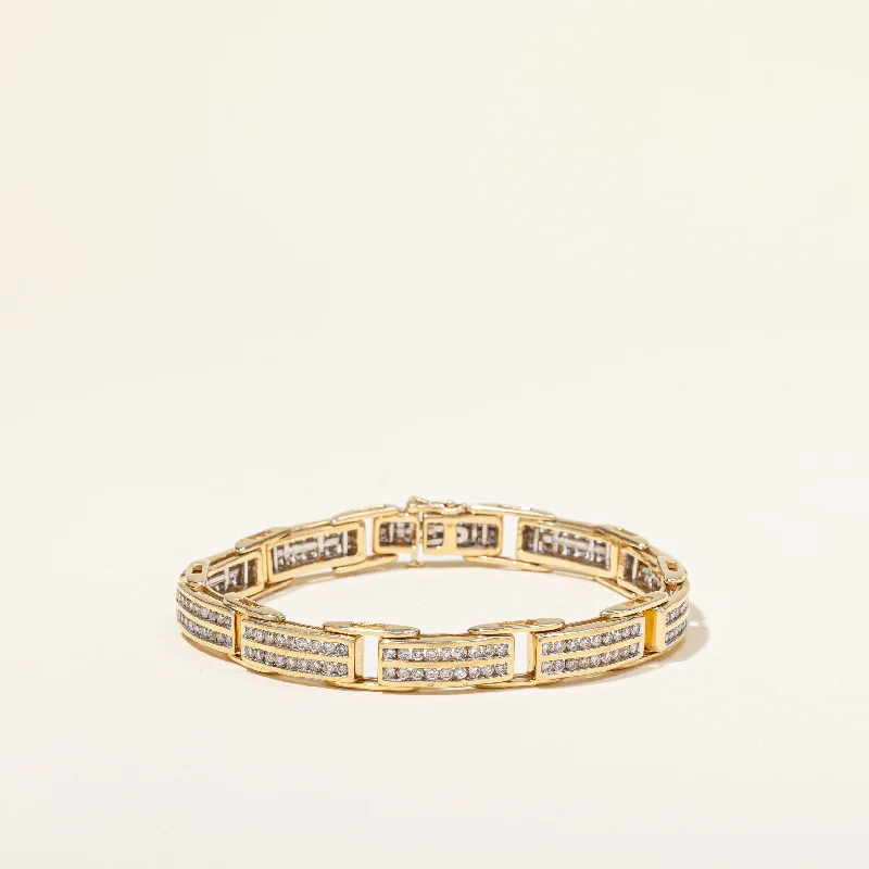 Timeless Beauty, Unbeatable Deals – Jewelry Sale On Channel Set Diamond Bracelet | 2.70ctw | 7.5" |