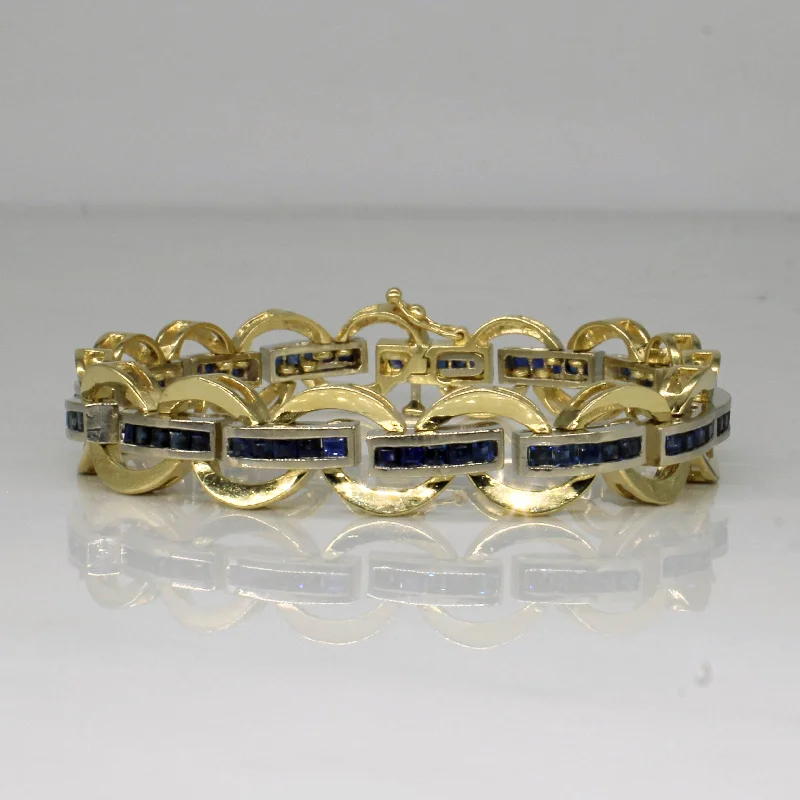 Jewelry Clearance – Final Chance To Save Big Channel Set Sapphire Bracelet | 2.40ctw | 7" |