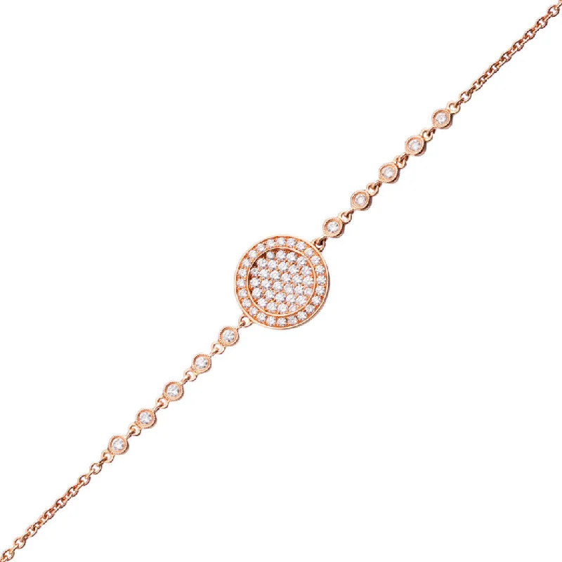Best Jewelry Sale – Shop Exclusive Designs Now Globe Large 18K Gold, Rosegold or Whitegold Bracelet w. Diamonds