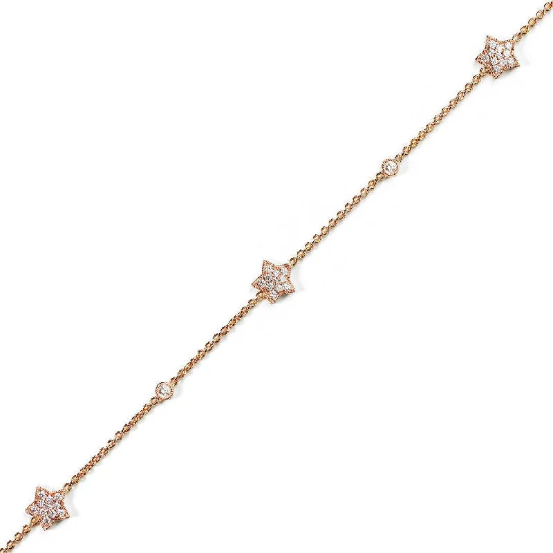 Jewelry Sale Alert – Shop Timeless Elegance Today Star Universe 18K Gold, Rosegold or Whitegold Bracelet w. Diamonds