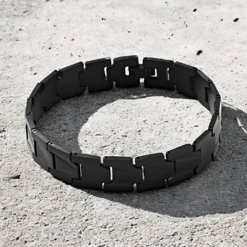 Jewelry Deals That Sparkle – Shop Today CINDER - Men's Black Bracelet