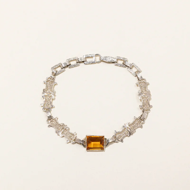Must-Have Jewelry At Unbelievable Discounts Citrine Pendant Bracelet | 2.85ct | 7" |