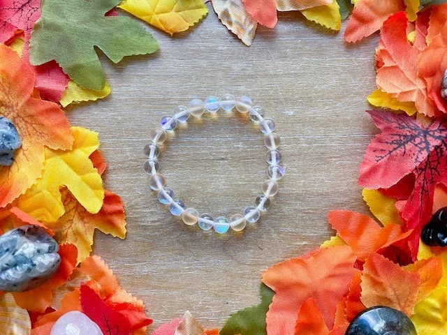 Timeless Beauty, Unbeatable Deals – Jewelry Sale On Halloween Collection || Aura Quartz Beaded Bracelet || Reiki Infused
