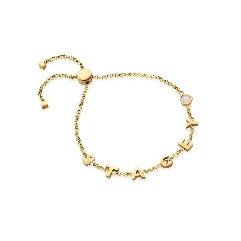 Personalized Jewelry Sale – Meaningful Gifts At Great Prices Made Mine Name Bracelet (Gold)