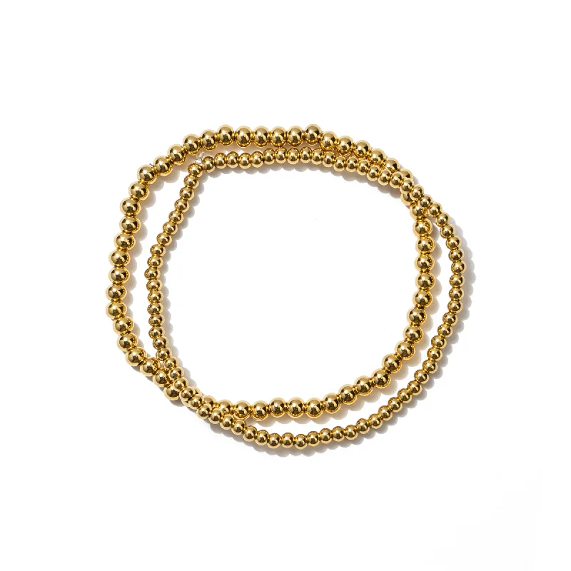 Grab Your Favorite Jewelry At The Lowest Prices Dainty Beaded Bracelet Set of 2