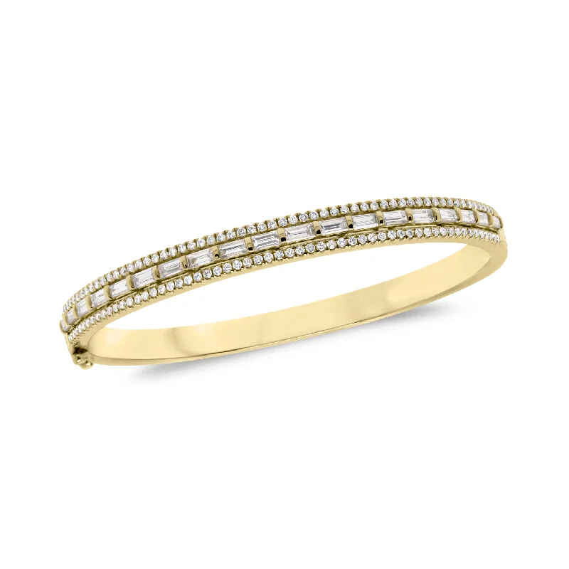 Buy More, Save More – Special Jewelry Discounts Diamond Baguette Bangle Bracelet
