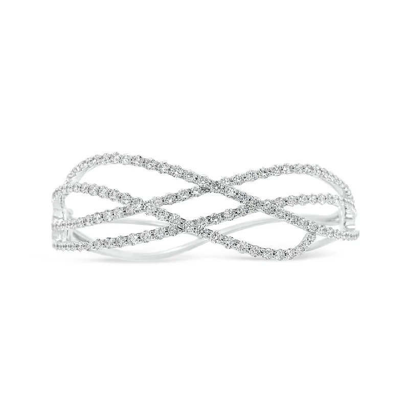 Get The Jewelry You Love At A Price You Love Diamond Open Crossover Bangle