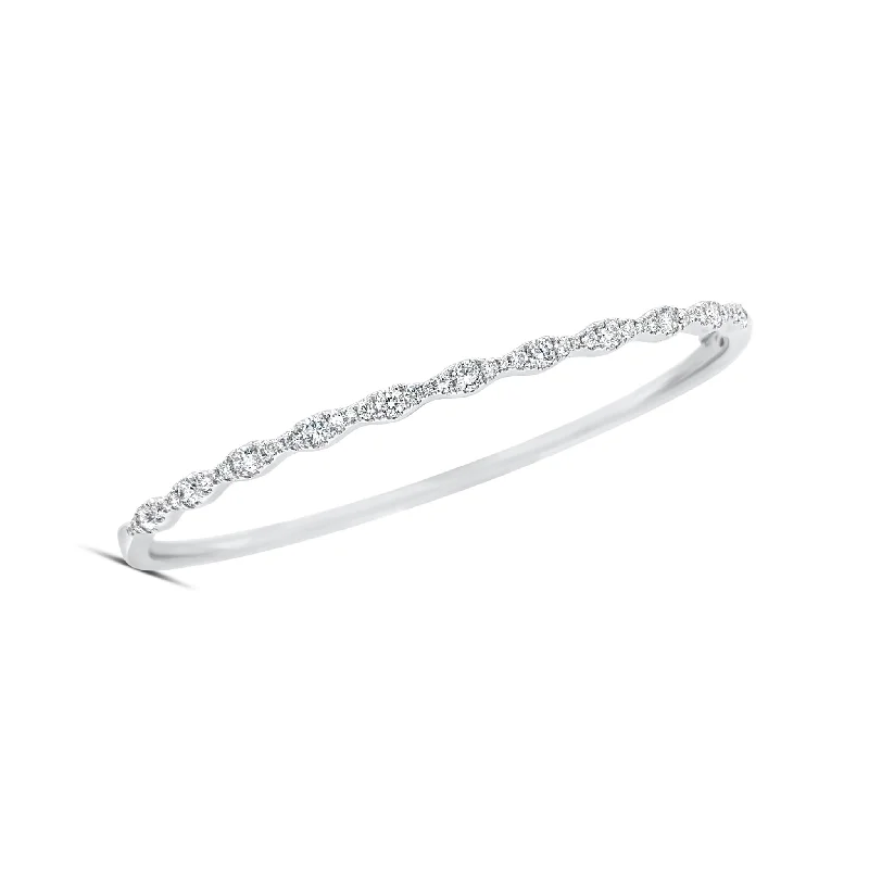 Flash Sale On Exquisite Jewelry – Don't Miss Out Diamond Ripple Bangle