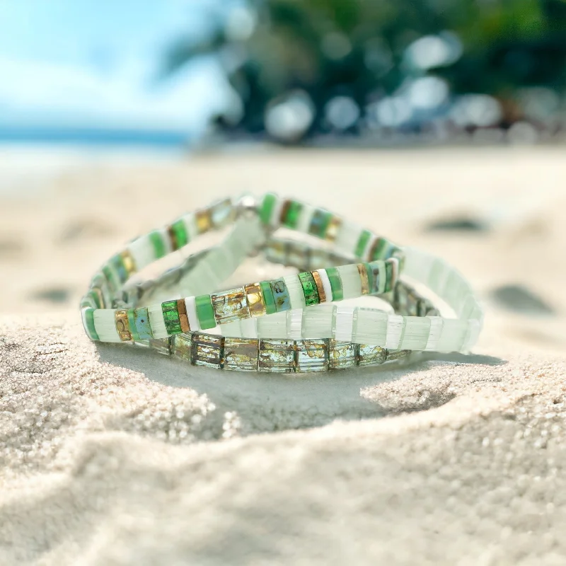 Shop Stylish Jewelry Now And Save Big FIFI - Tila Bead Bracelets Stack