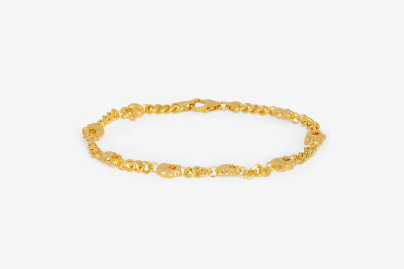 Best Jewelry Sale Prices – Limited-Time Offer IX Rock Curb Gold Plated Bracelet