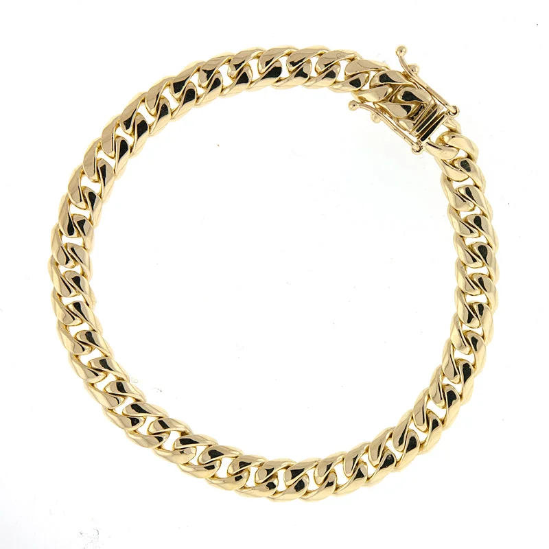 Flash Sale On Exquisite Jewelry – Don't Miss Out 18KT Yellow Curb Link 7mm