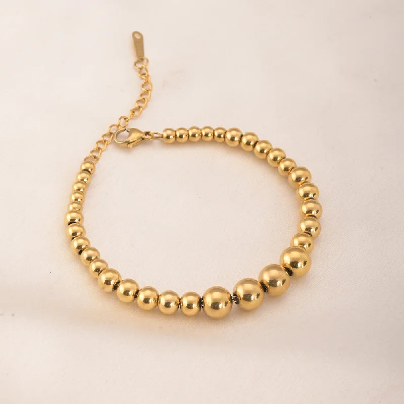 Gorgeous Jewelry, Limited-Time Savings Gold Beaded Bracelet