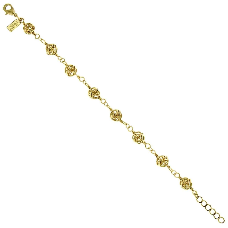 Exclusive Jewelry Bundles At Discounted Rates 1928 Jewelry Gold Caged Filigree Beaded Bracelet