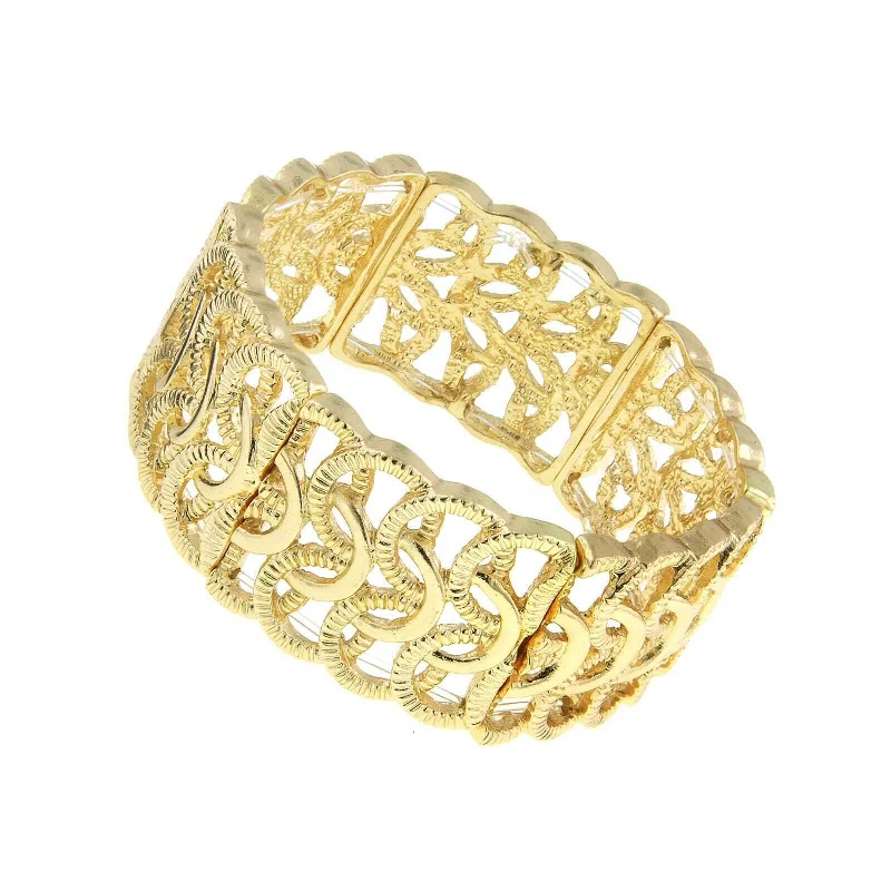 Unmissable Jewelry Sale – Shop Before It's Too Late 2028 Jewelry Woven Loop Stretch Bracelet