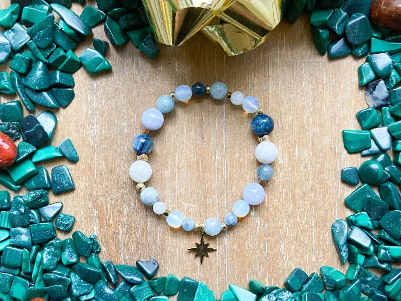 Unmissable Discounts On Timeless Jewelry Pieces Holiday Collection || Blue Winter Bracelet || Reiki Infused