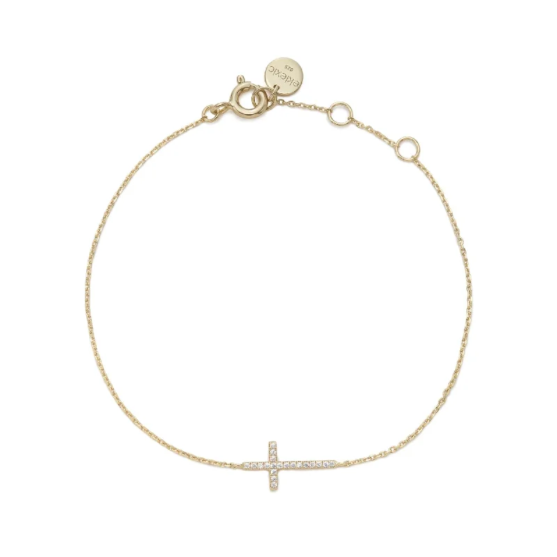 Affordable Elegance – Special Jewelry Sale Now Live Horizontal Cz Cross Bracelet