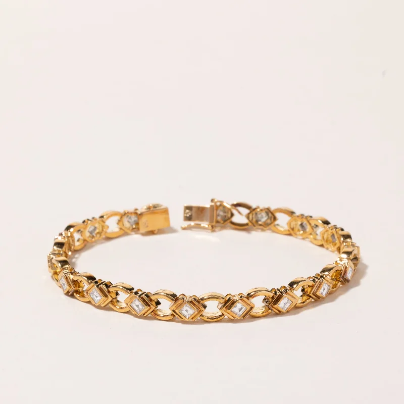 Get Ready To Sparkle – Special Jewelry Discounts 18k Yellow Gold Diamond Bracelet | 2.04ctw | 6.5"