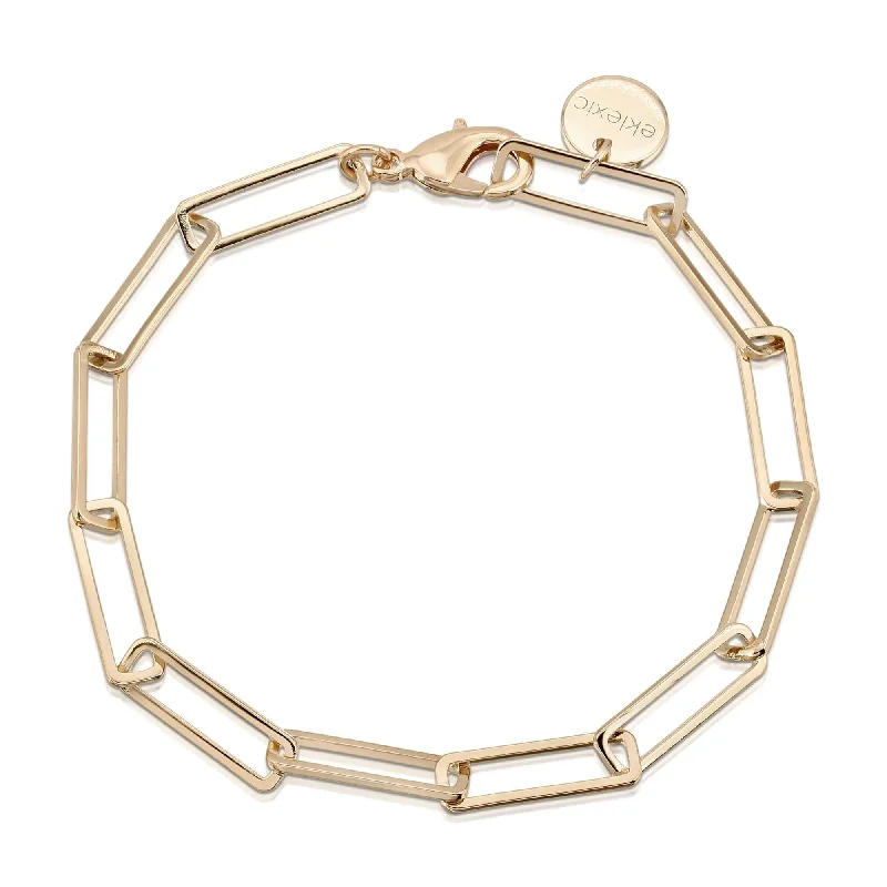 Unique Jewelry For Less – Shop The Sale Now Large Rectangle Link Chain Bracelet