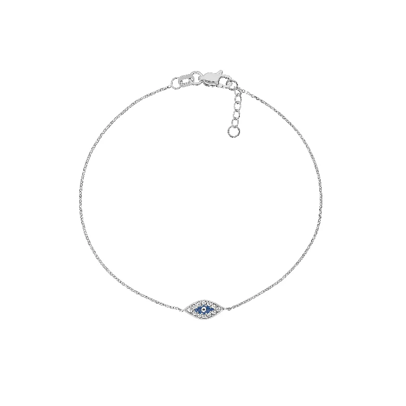 Chic, Trendy, And Affordable Jewelry Sale Mini CZ Evil Eye Adjustable Bracelet