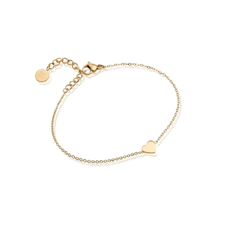 Limited-Time Offer On Elegant Jewelry Pieces Mini Heart Bracelet (Gold)