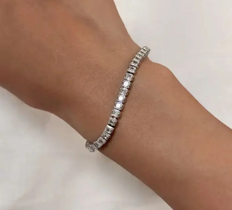 Best Jewelry Deals – Premium Quality At Exclusive Discounts MURANO - Gold or Silver 5A Zircon Adjustable Tennis Bracelet