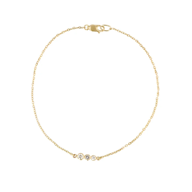 Limited-Stock Jewelry Sale – Once It's Gone, It's Gone Miss Marilyns 14K & 18K Gold Bracelet w. Diamonds