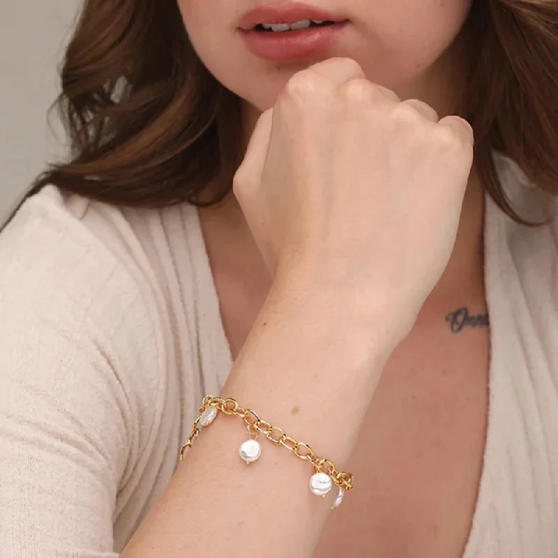 Jewelry Clearance Event – Stock Up Before It's Over Pearl Charm Bracelet