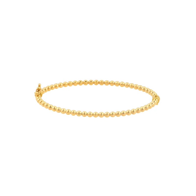 Grab Your Favorite Jewelry At The Lowest Prices Polished Ball Bangle Bracelet